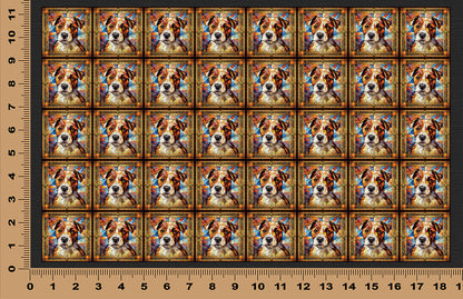 DecoCraft - Scenic Elevated Texture Tiles - Russell Terrier