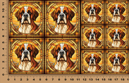 DecoCraft - Scenic Elevated Texture Tiles - Saint Bernard