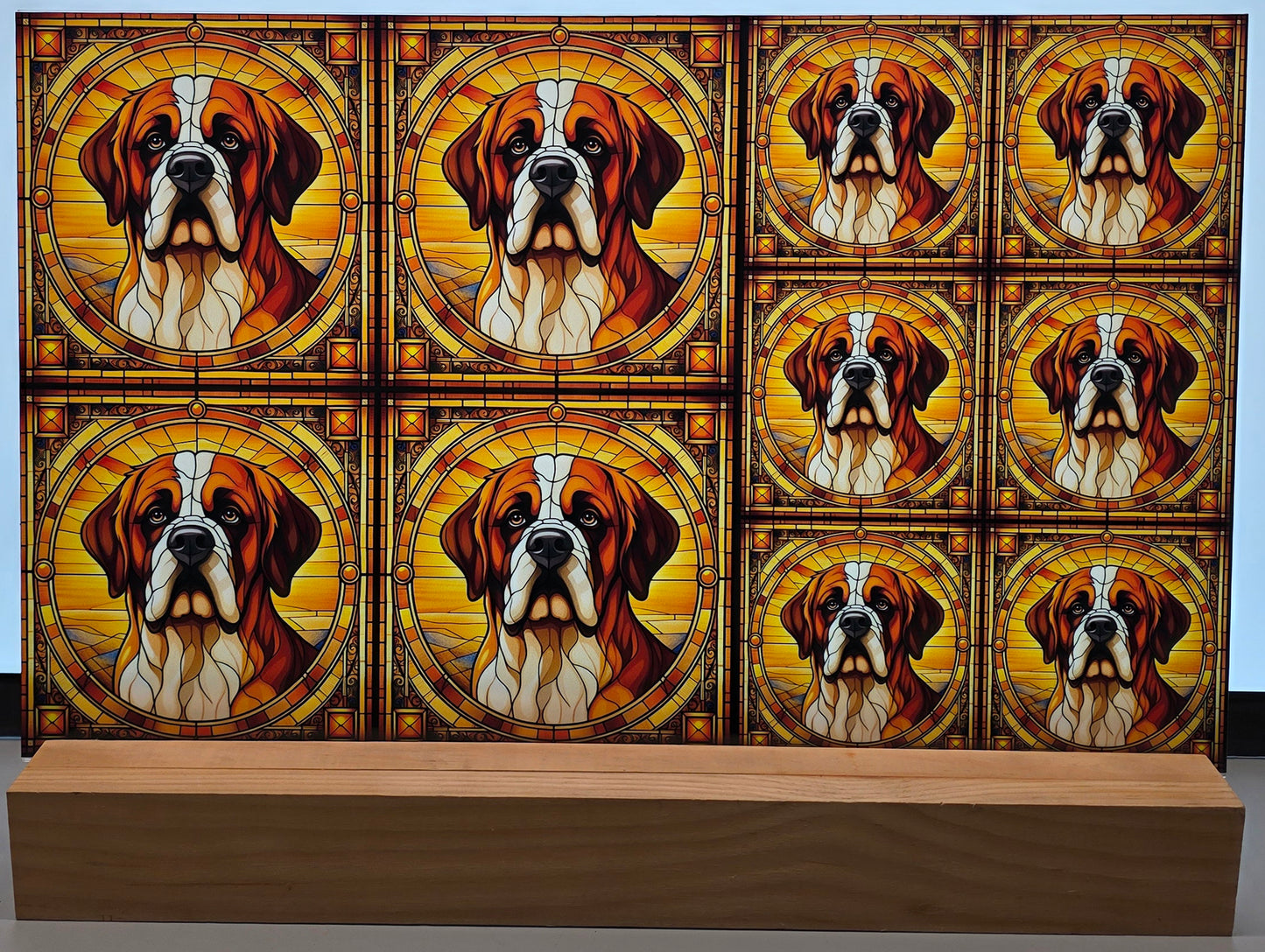 DecoCraft - Scenic Elevated Texture Tiles - Saint Bernard