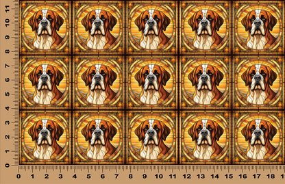 DecoCraft - Scenic Elevated Texture Tiles - Saint Bernard