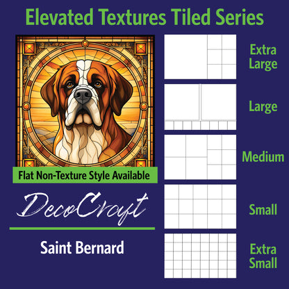 DecoCraft - Scenic Elevated Texture Tiles - Saint Bernard