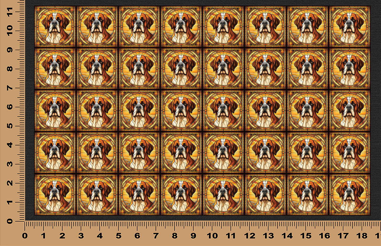 DecoCraft - Scenic Elevated Texture Tiles - Saint Bernard
