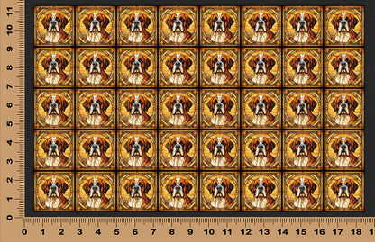 DecoCraft - Scenic Elevated Texture Tiles - Saint Bernard