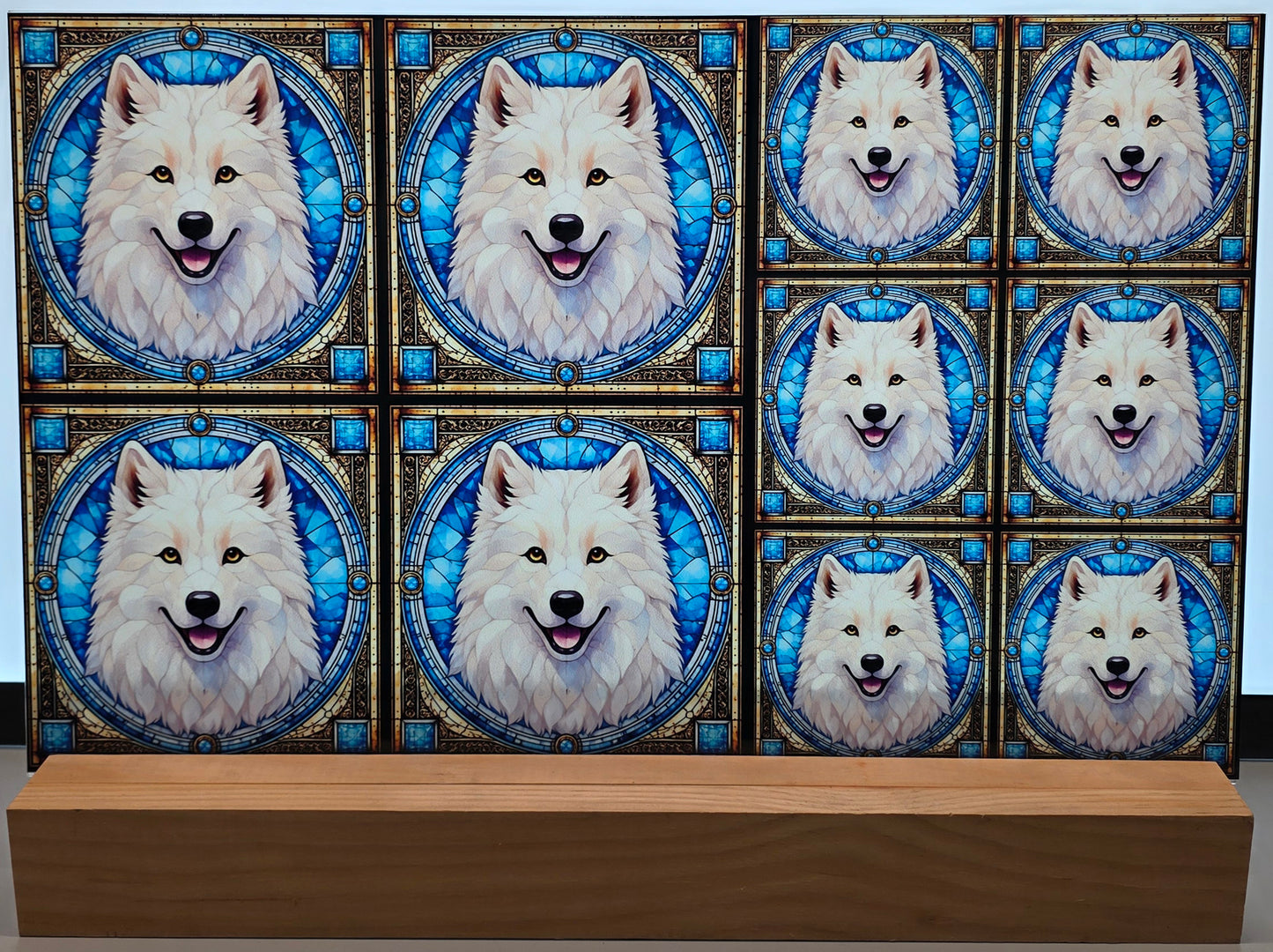 DecoCraft - Scenic Elevated Texture Tiles - Samoyed