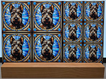 DecoCraft - Scenic Elevated Texture Tiles - Scottish Terrier