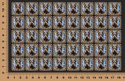 DecoCraft - Scenic Elevated Texture Tiles - Scottish Terrier