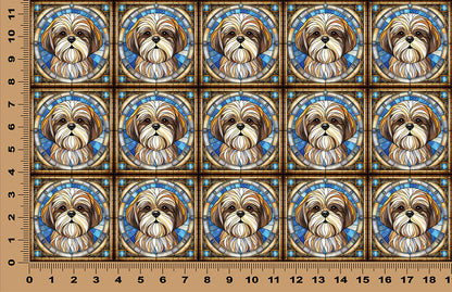 DecoCraft - Scenic Elevated Texture Tiles - Shih Tzu I