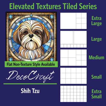 DecoCraft - Scenic Elevated Texture Tiles - Shih Tzu I