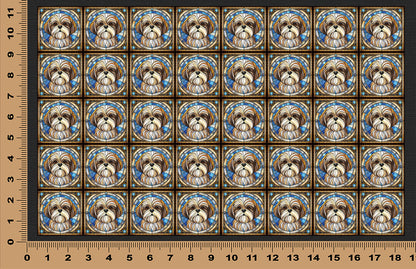 DecoCraft - Scenic Elevated Texture Tiles - Shih Tzu I