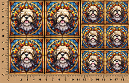 DecoCraft - Scenic Elevated Texture Tiles - Shih Tzu II