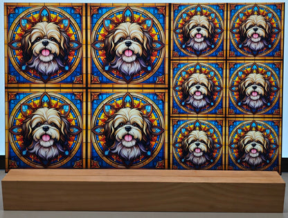 DecoCraft - Scenic Elevated Texture Tiles - Shih Tzu II