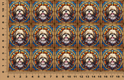 DecoCraft - Scenic Elevated Texture Tiles - Shih Tzu II