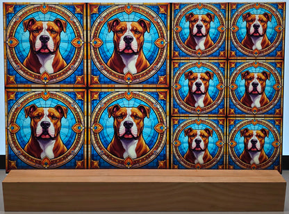 DecoCraft - Scenic Elevated Texture Tiles - Staffordshire Terrier