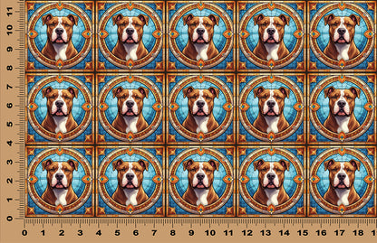 DecoCraft - Scenic Elevated Texture Tiles - Staffordshire Terrier