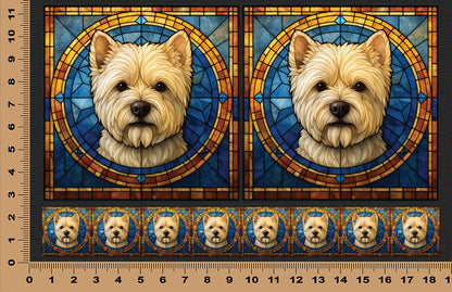 DecoCraft - Scenic Elevated Texture Tiles - Westie