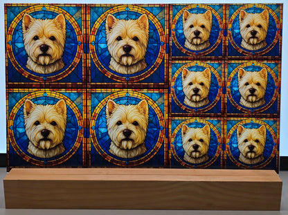 DecoCraft - Scenic Elevated Texture Tiles - Westie