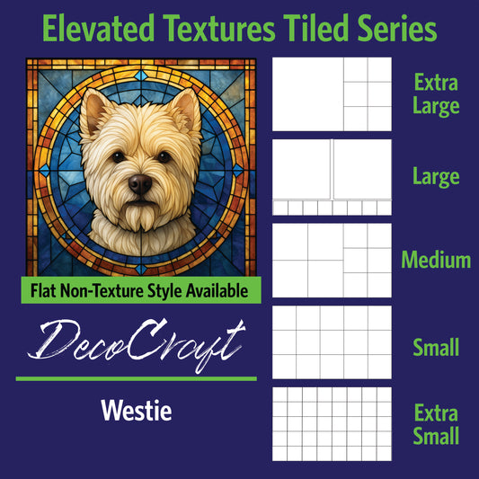 DecoCraft - Scenic Elevated Texture Tiles - Westie