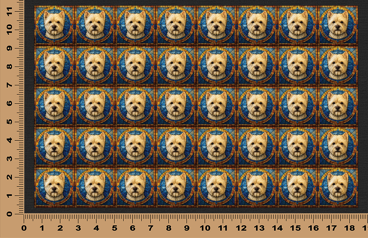 DecoCraft - Scenic Elevated Texture Tiles - Westie
