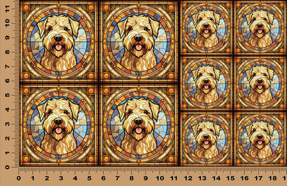 DecoCraft - Scenic Elevated Texture Tiles - Wheaten Terrier