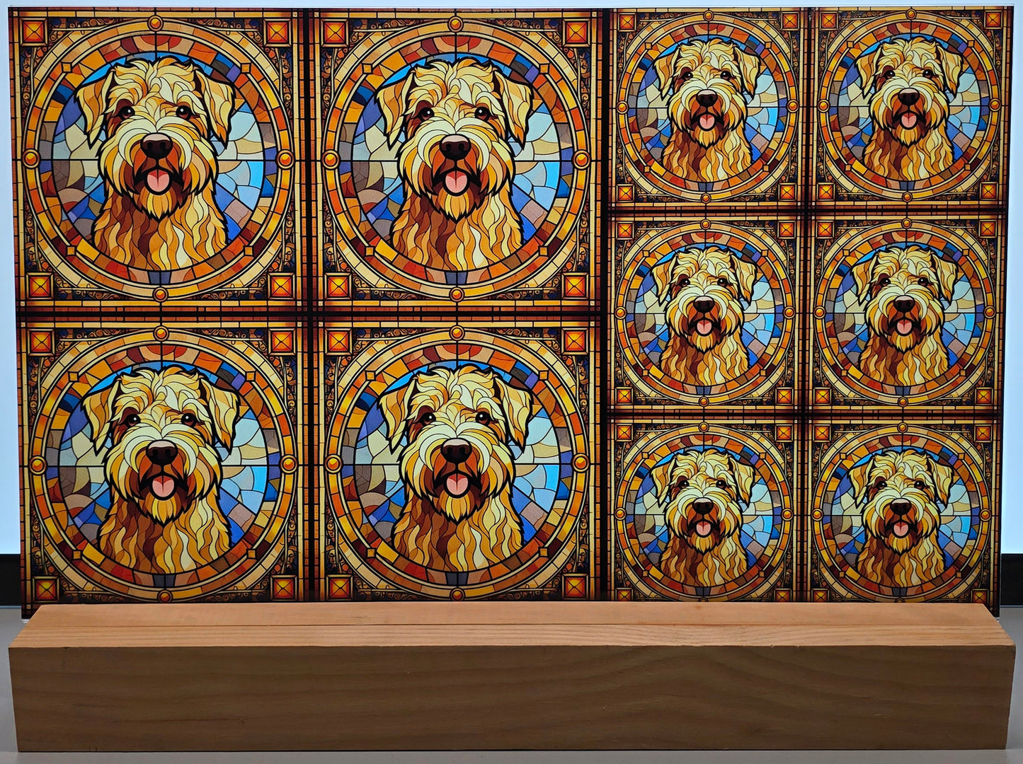 DecoCraft - Scenic Elevated Texture Tiles - Wheaten Terrier
