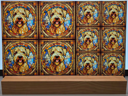 DecoCraft - Scenic Elevated Texture Tiles - Wheaten Terrier