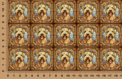 DecoCraft - Scenic Elevated Texture Tiles - Wheaten Terrier