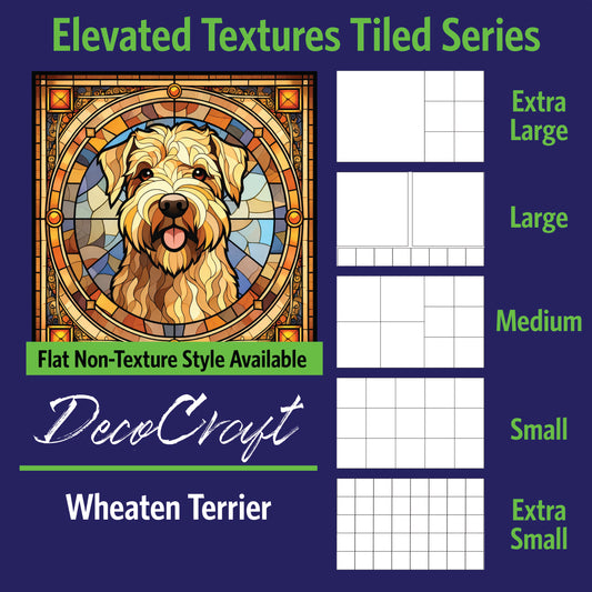 DecoCraft - Scenic Elevated Texture Tiles - Wheaten Terrier