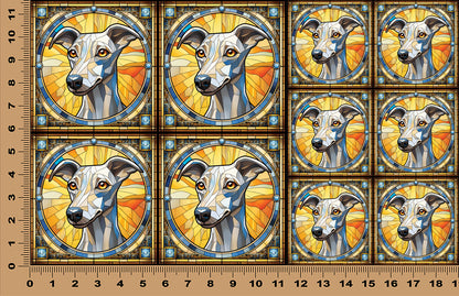 DecoCraft - Scenic Elevated Texture Tiles - Whippet