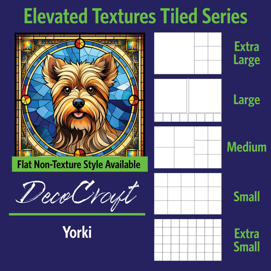 DecoCraft - Scenic Elevated Texture Tiles - Yorki I