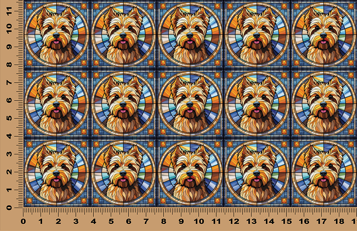 DecoCraft - Scenic Elevated Texture Tiles - Yorki II