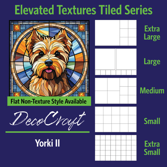 DecoCraft - Scenic Elevated Texture Tiles - Yorki II
