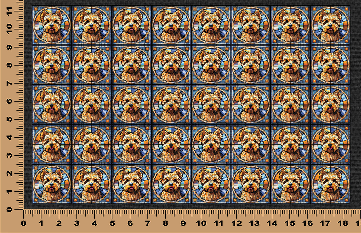 DecoCraft - Scenic Elevated Texture Tiles - Yorki II