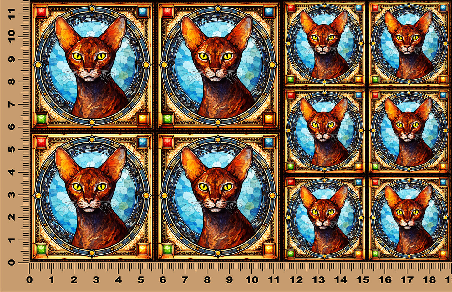 DecoCraft - Scenic Elevated Texture Tiles - Abyssinian