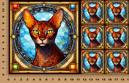 DecoCraft - Scenic Elevated Texture Tiles - Abyssinian