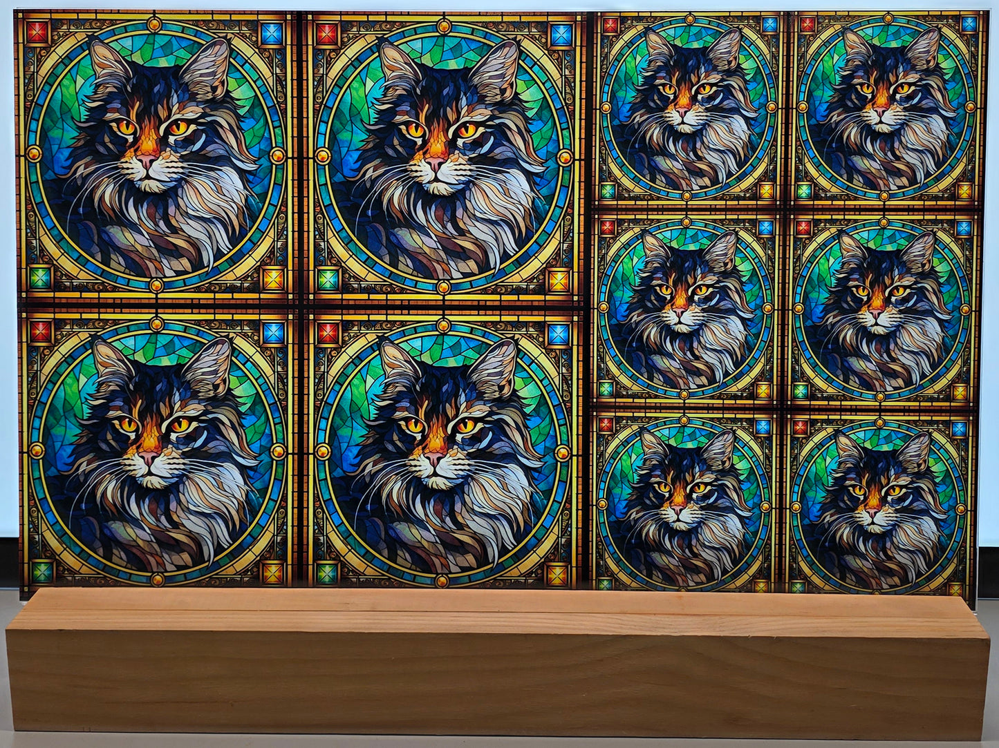 DecoCraft - Scenic Elevated Texture Tiles - American Bobtail I