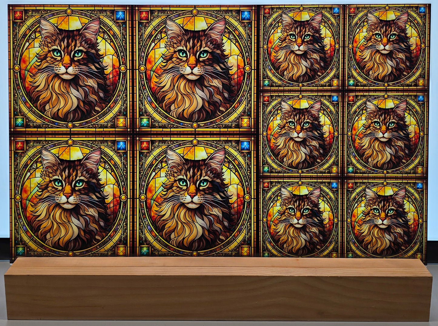 DecoCraft - Scenic Elevated Texture Tiles - American Bobtail II