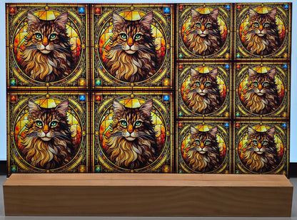 DecoCraft - Scenic Elevated Texture Tiles - American Bobtail II