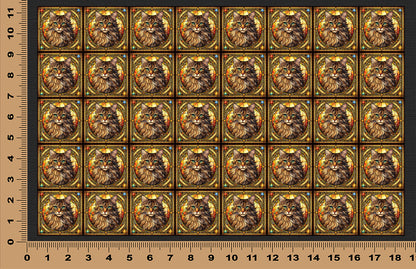 DecoCraft - Scenic Elevated Texture Tiles - American Bobtail II