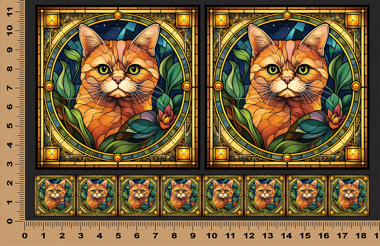 DecoCraft - Scenic Elevated Texture Tiles - American Curl