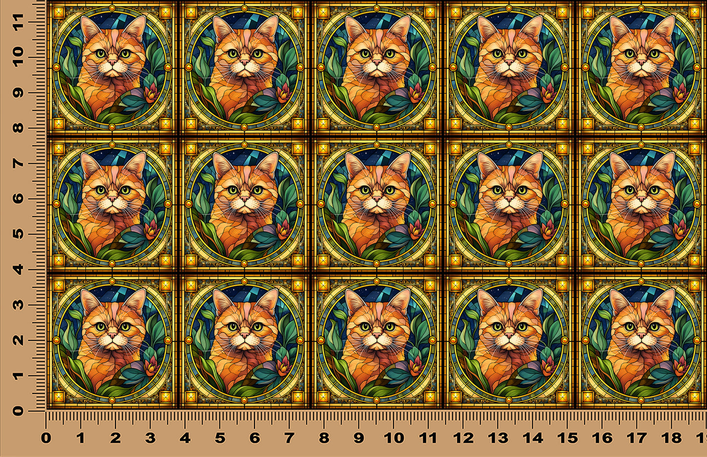 DecoCraft - Scenic Elevated Texture Tiles - American Curl