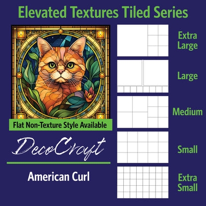 DecoCraft - Scenic Elevated Texture Tiles - American Curl
