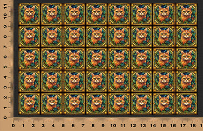 DecoCraft - Scenic Elevated Texture Tiles - American Curl