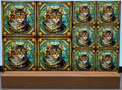 DecoCraft - Scenic Elevated Texture Tiles - American Shorthair I