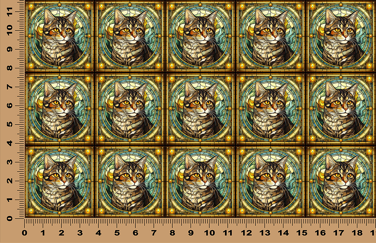 DecoCraft - Scenic Elevated Texture Tiles - American Shorthair I