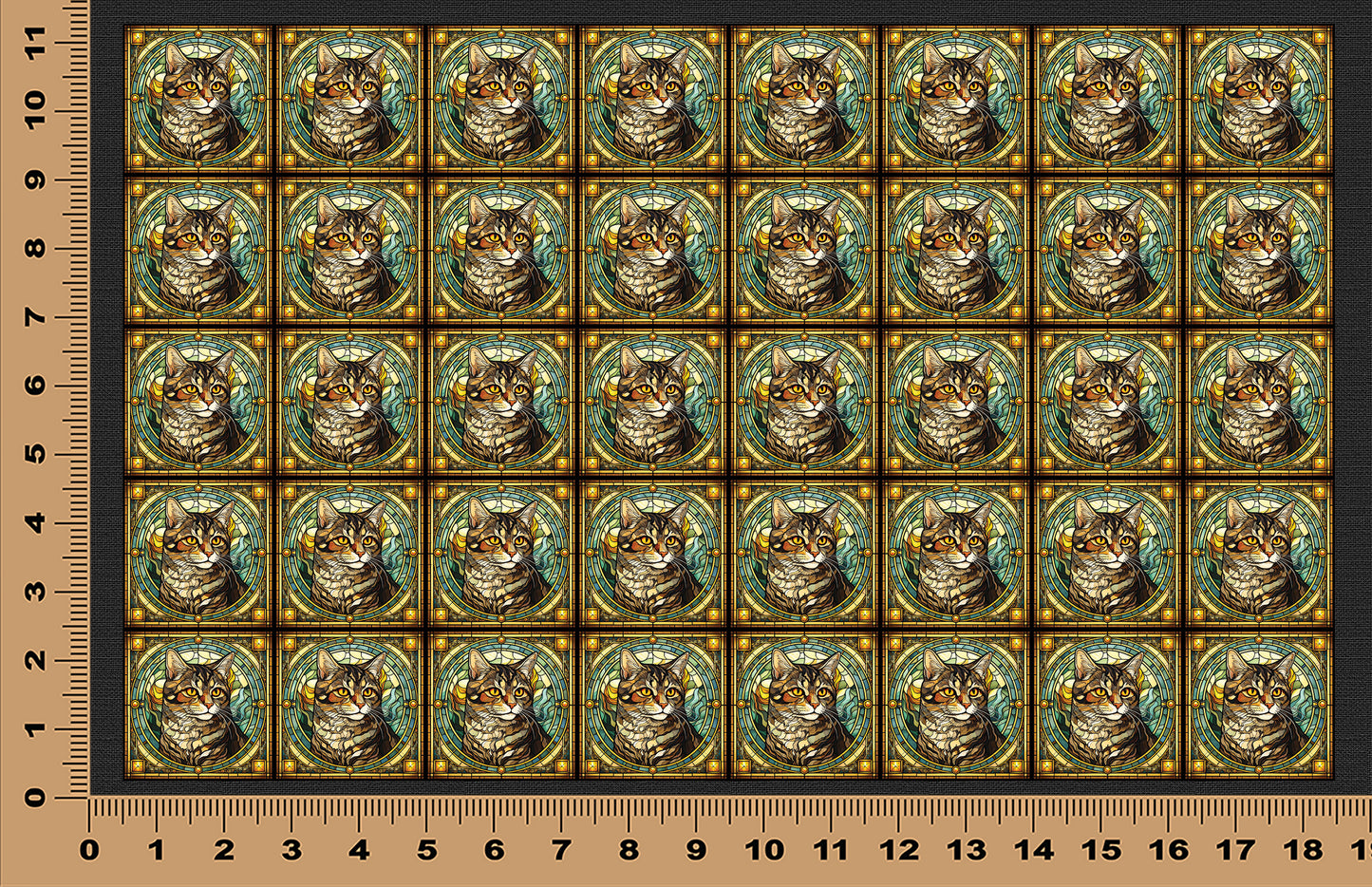 DecoCraft - Scenic Elevated Texture Tiles - American Shorthair I