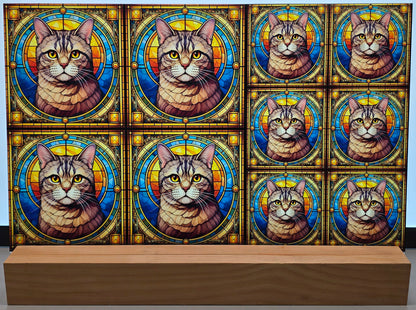 DecoCraft - Scenic Elevated Texture Tiles - American Shorthair II