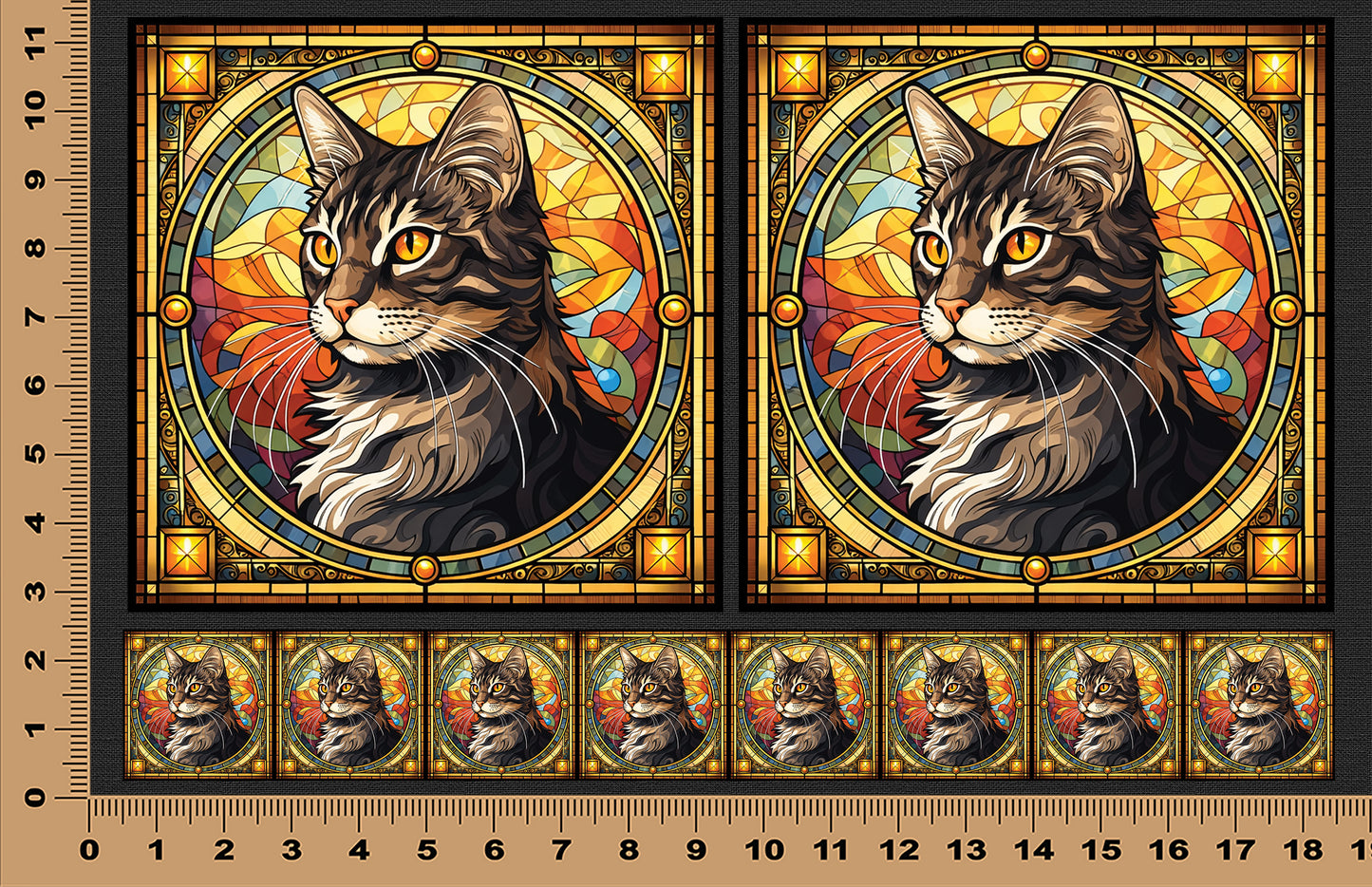 DecoCraft - Scenic Elevated Texture Tiles - American Wirehair