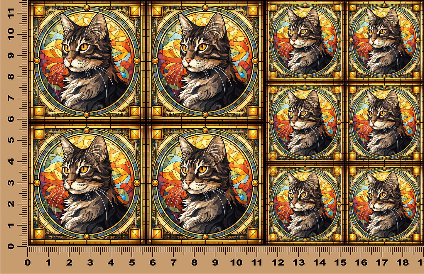 DecoCraft - Scenic Elevated Texture Tiles - American Wirehair