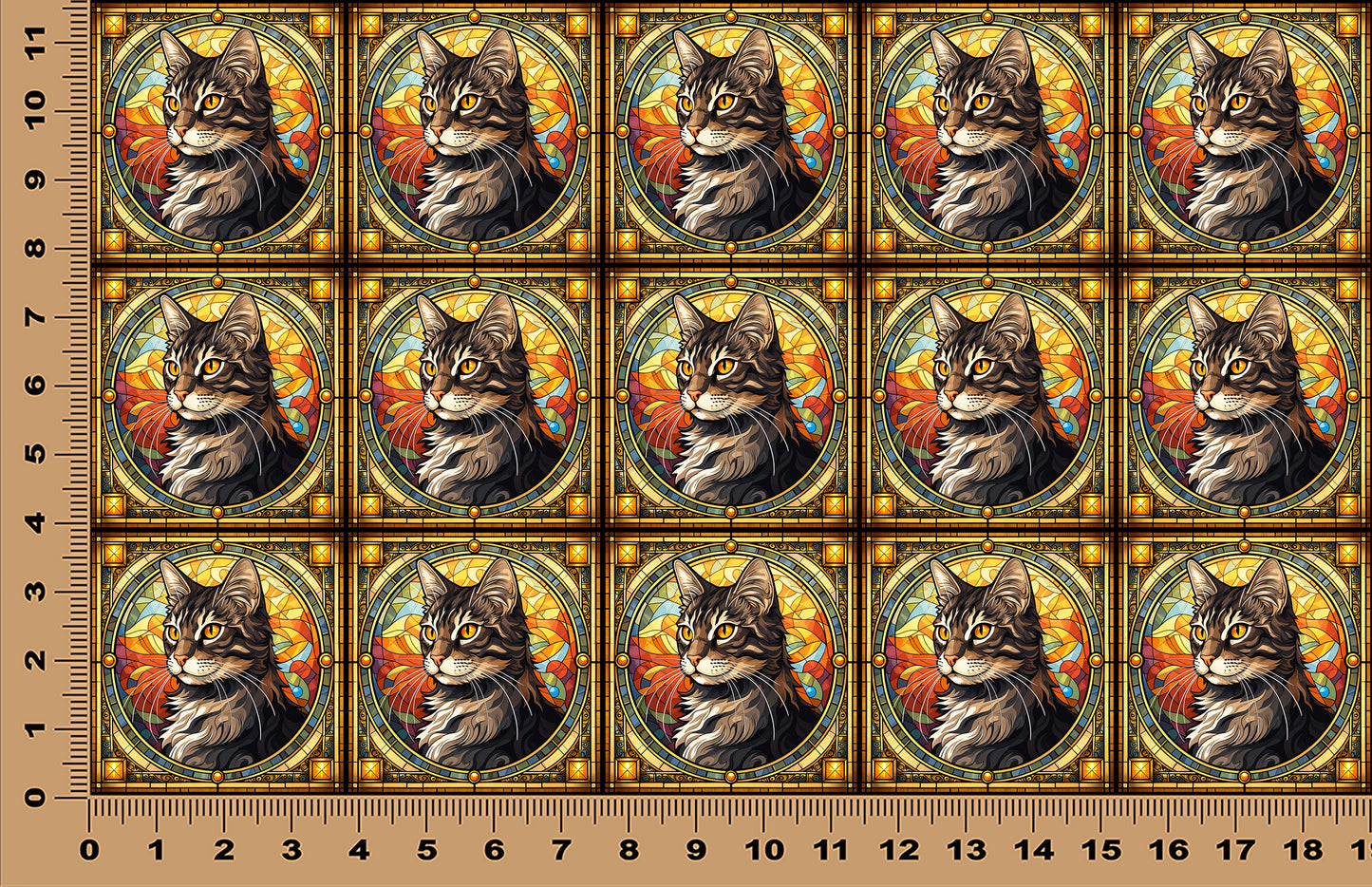 DecoCraft - Scenic Elevated Texture Tiles - American Wirehair