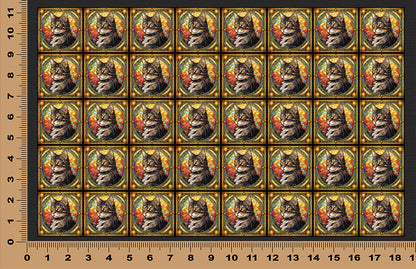 DecoCraft - Scenic Elevated Texture Tiles - American Wirehair